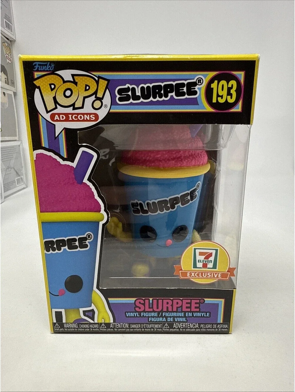 Funko Pop! Vinyl: 7-11 Slurpee - Slurpee (Blue Cup) (Black Light) - 7-Eleven